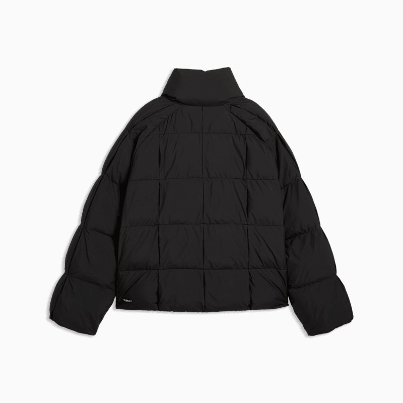 PUMA Sportstyle T7 Pleat Şişme Mont Mont & Ceket – ikinci el, Siyah, Çok İyi 2