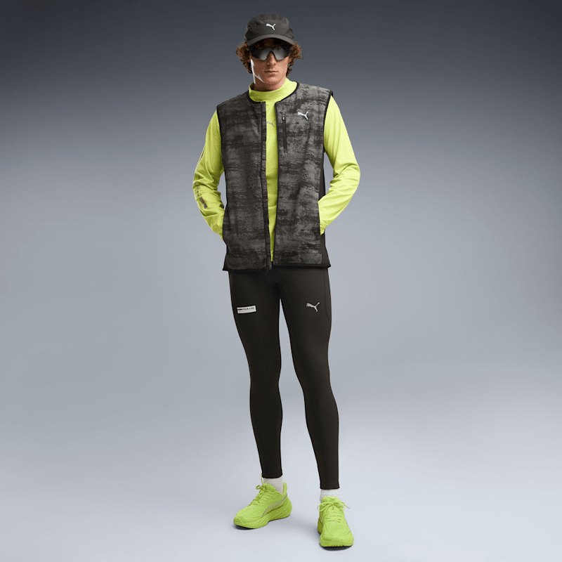 PUMA Running BRIGHTSTRIDE warmCELL Tayt Eşofman & Tayt – ikinci el, Siyah, Harika 3