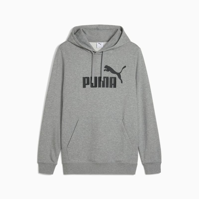 PUMA Sportstyle ESSENTIALS No.1 Logo Kapüşonlu Sweatshirt – ikinci el, Gri, Çok İyi