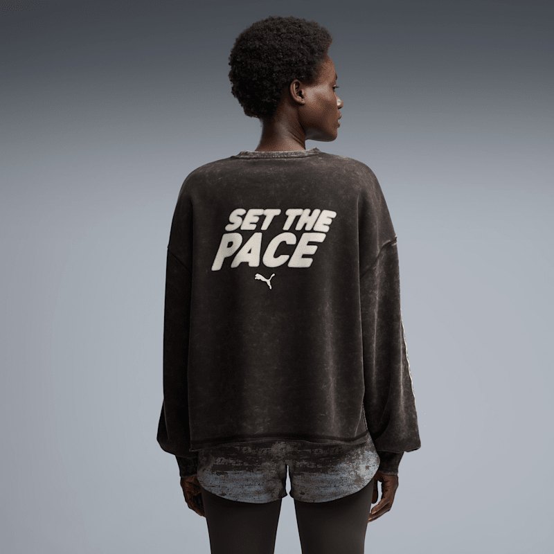 PUMA Running Run Culture COLLECTIVE Sweatshirt Sweatshirt & Hoodie – ikinci el, Kahverengi, Harika 3
